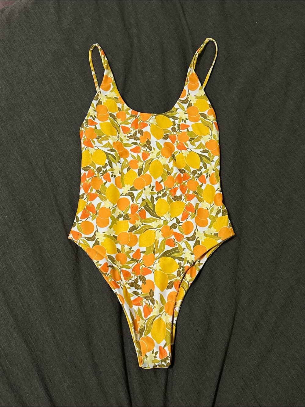 Kulani Kinis One-Piece Swimsuit in Yellow & Orange